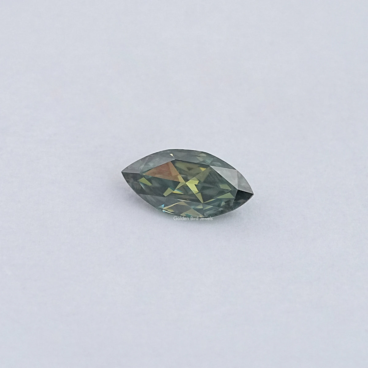 View Of Rose Cut Marquise Loose Moissanite Stone