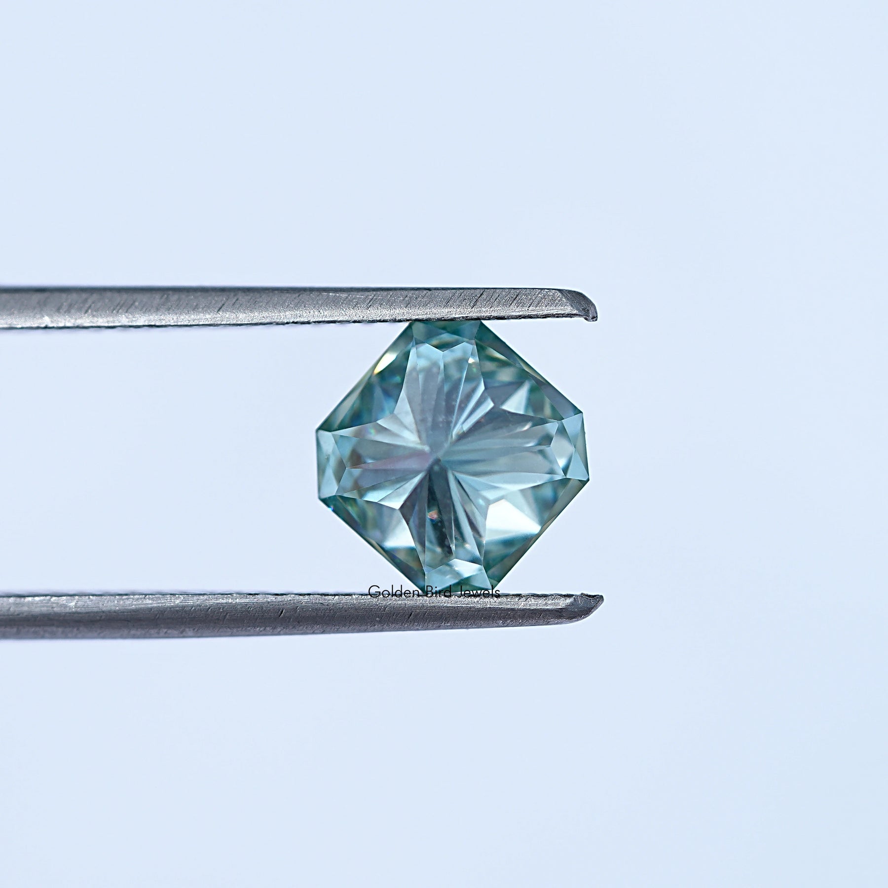 View of [Square Radiant Cut Loose Moissanite