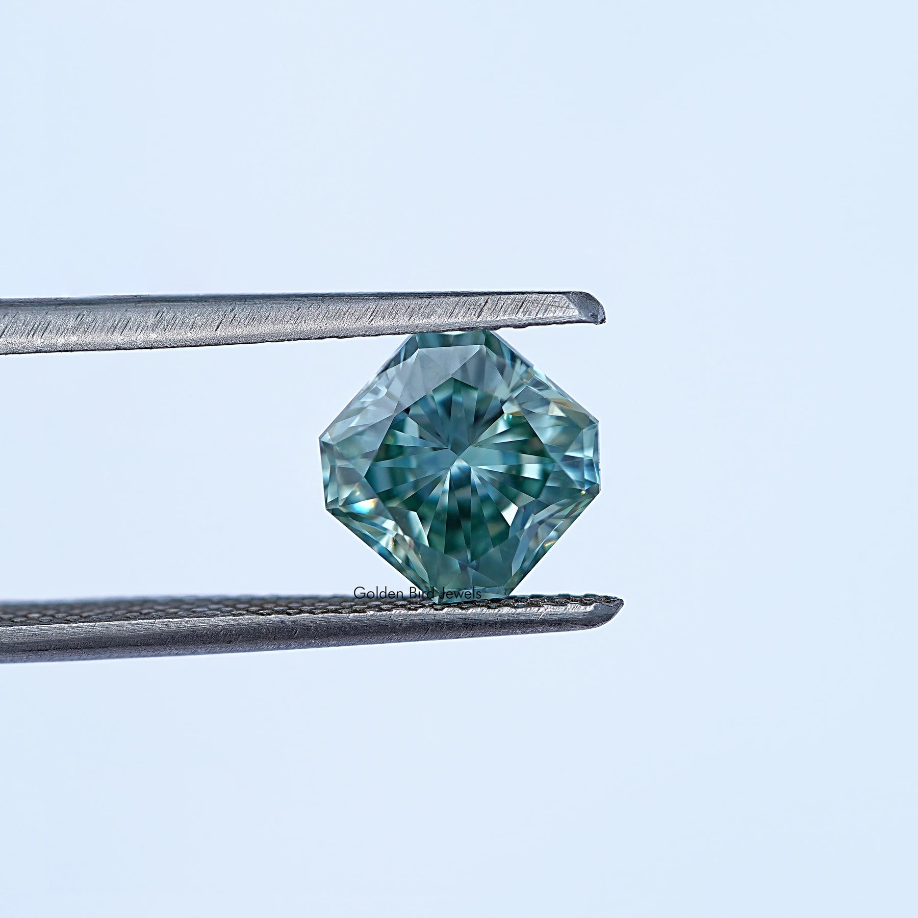 View Of Square Radiant Cut Loose Moissanite