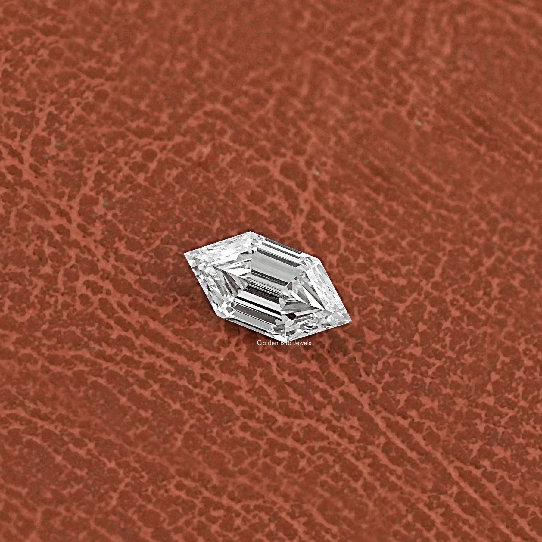 Close View Of Marquise Shaped Lab Diamond