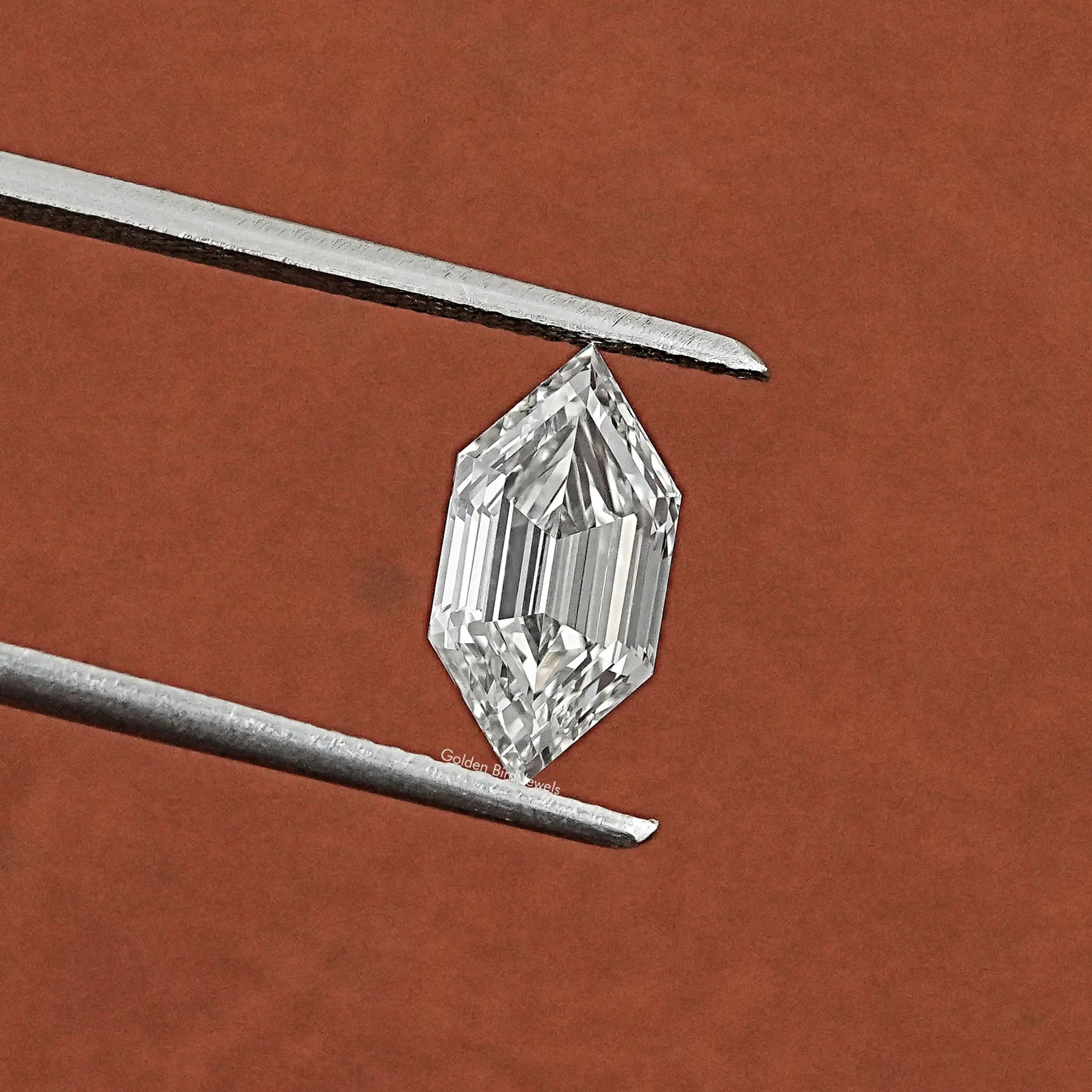 View Of Lab Grown Step Cut Diamond