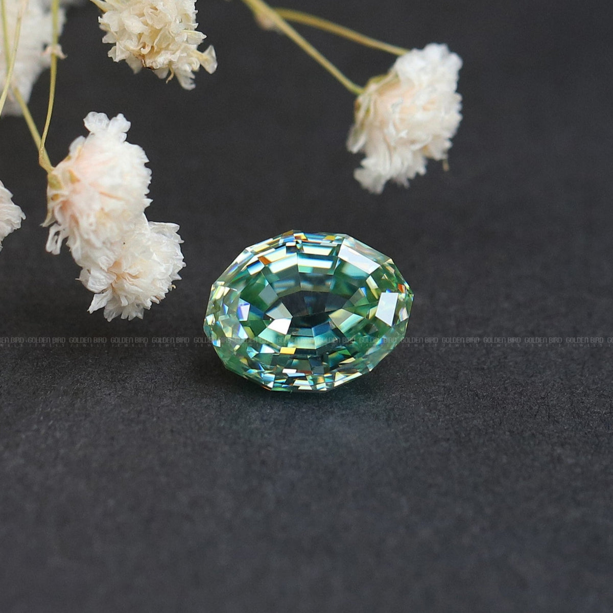 View of Moissanite Oval Cut Loose