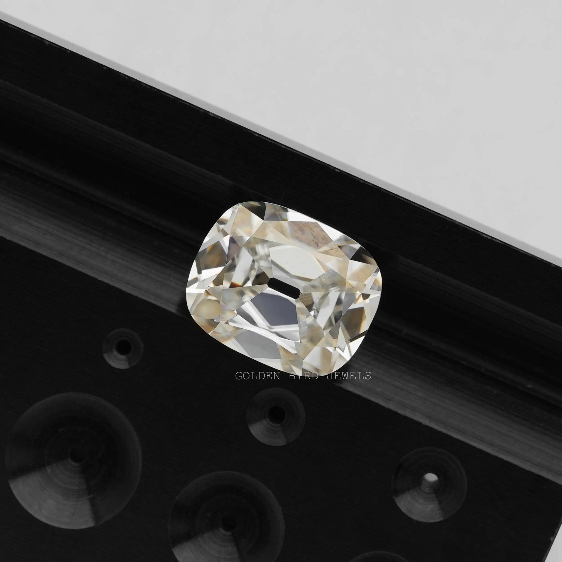 View Of Moissanite Cushion Cut Loose Stone
