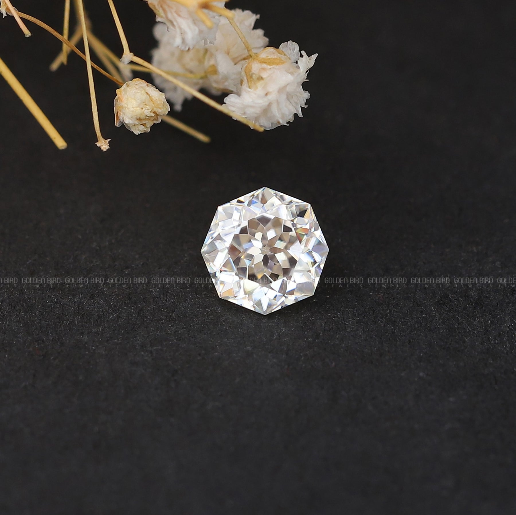 Moissanite Octagon Cut Loose Stone