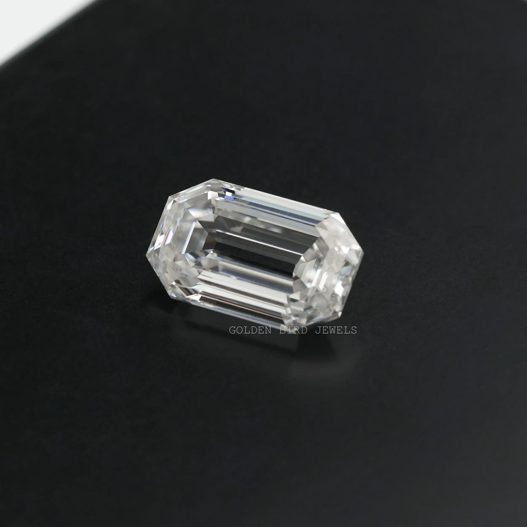Moissanite Emerald Cut Loose Stone