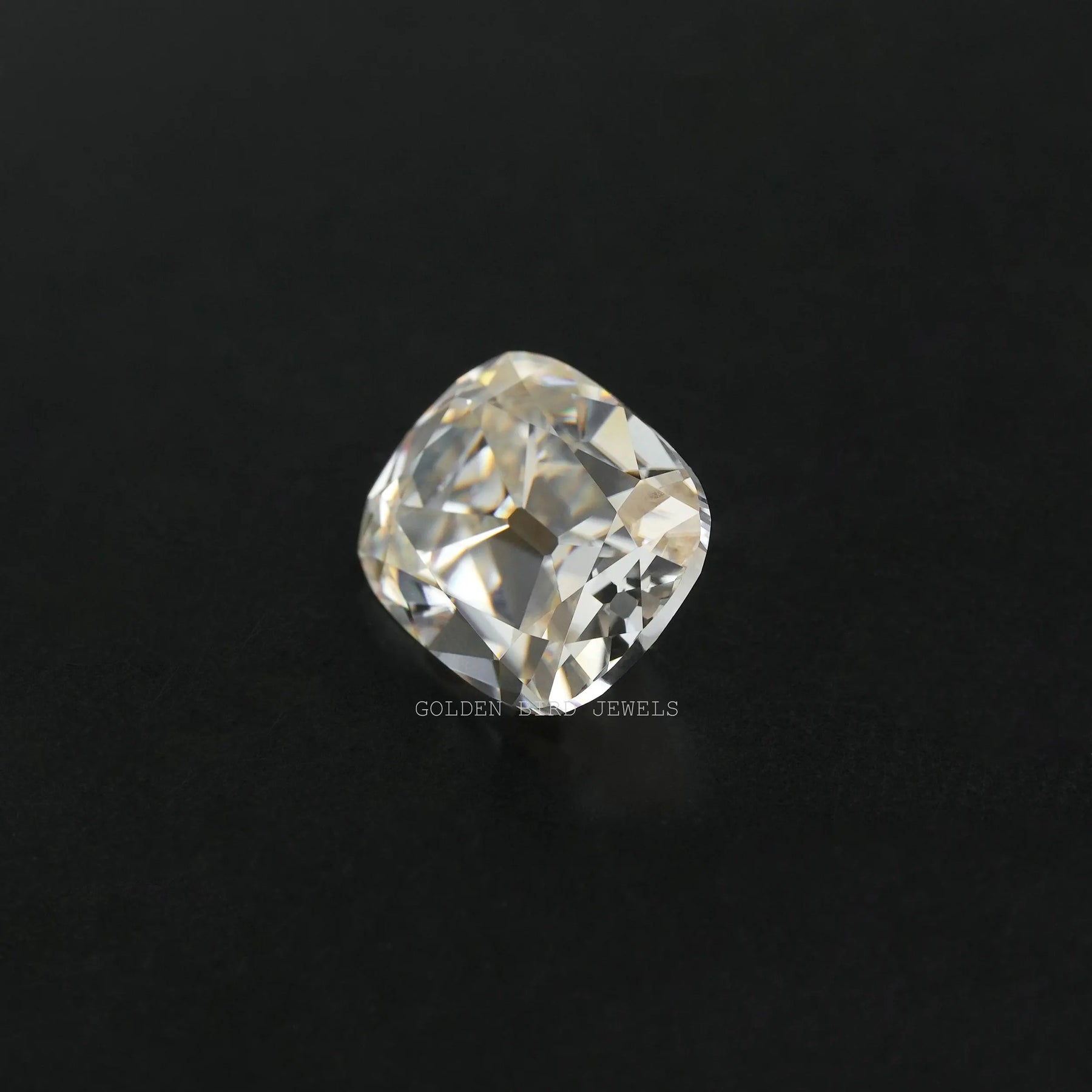 Cross View Of Cushion Cut Loose Stone