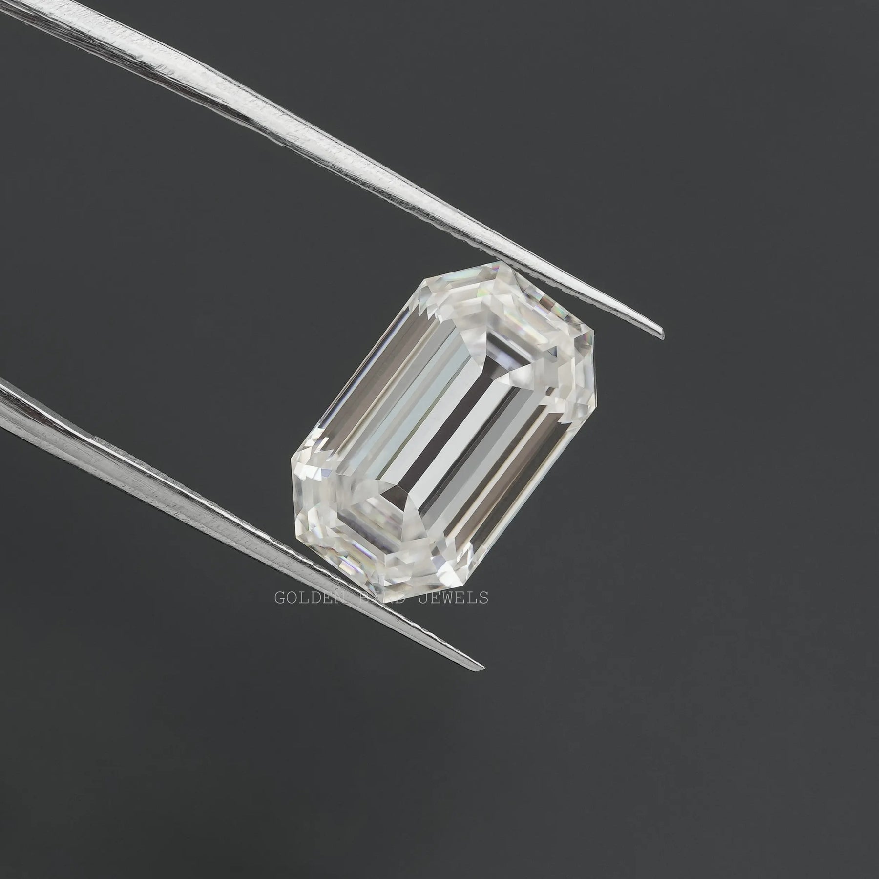 Moissanite Old Mine Emerald Cut Loose Stone