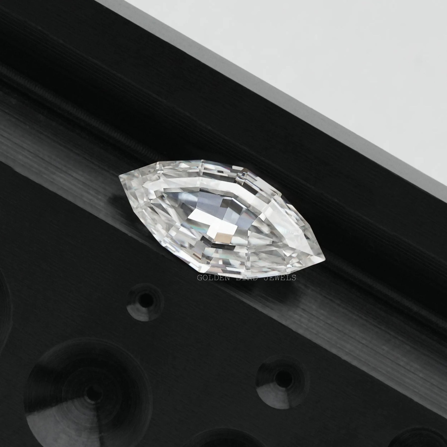 Close View Of Step Cut Marquise Cut Loose