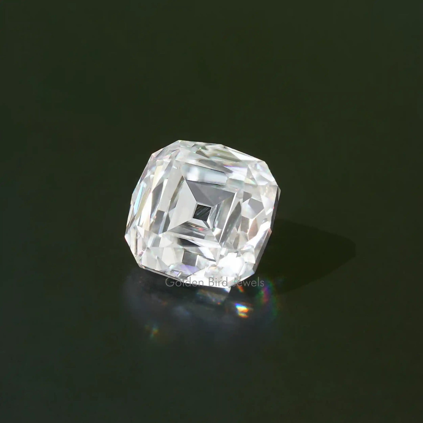View Of Moissanite Mazarin Cut Loose Stone