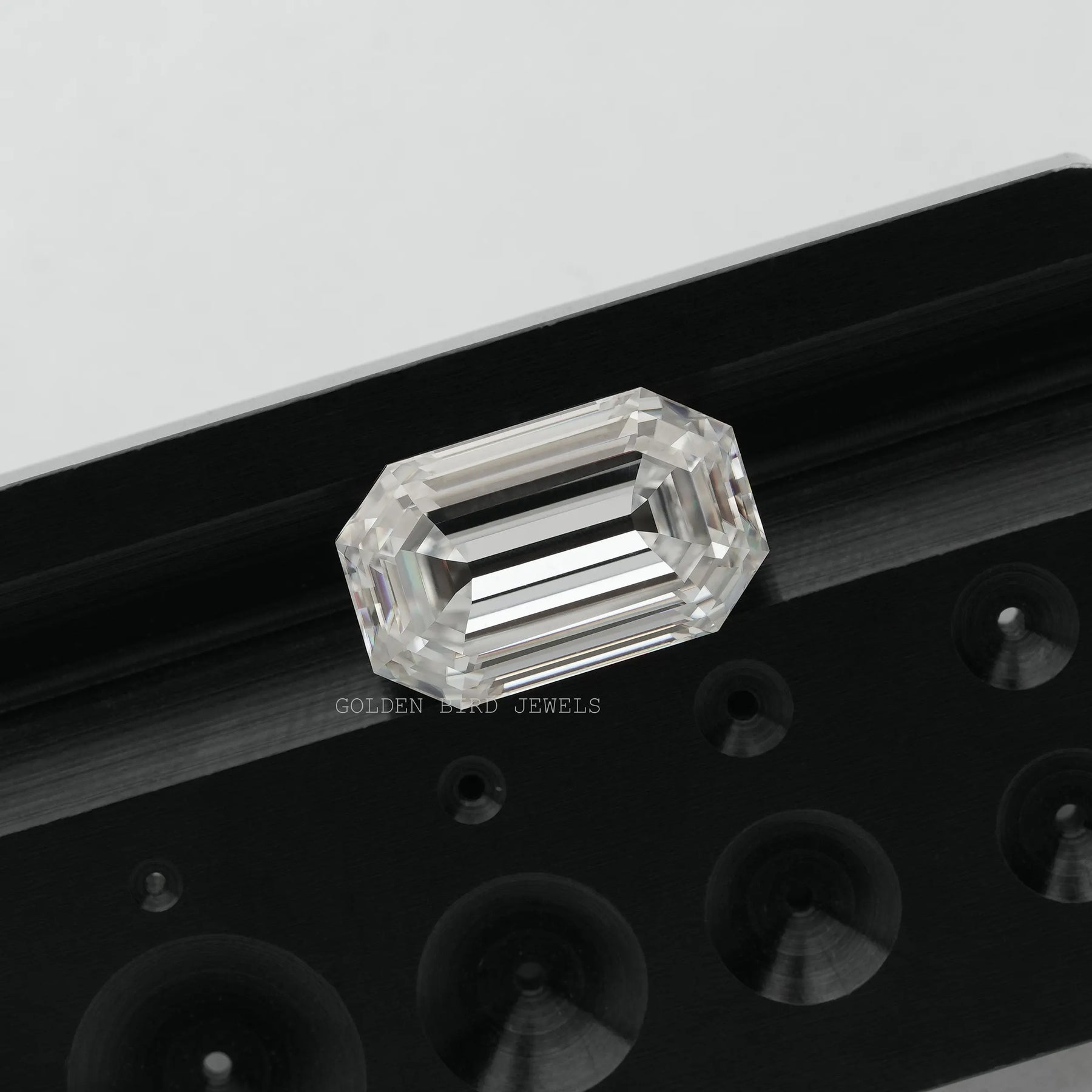 Moissanite Old Mine Emerald Cut Loose Stone