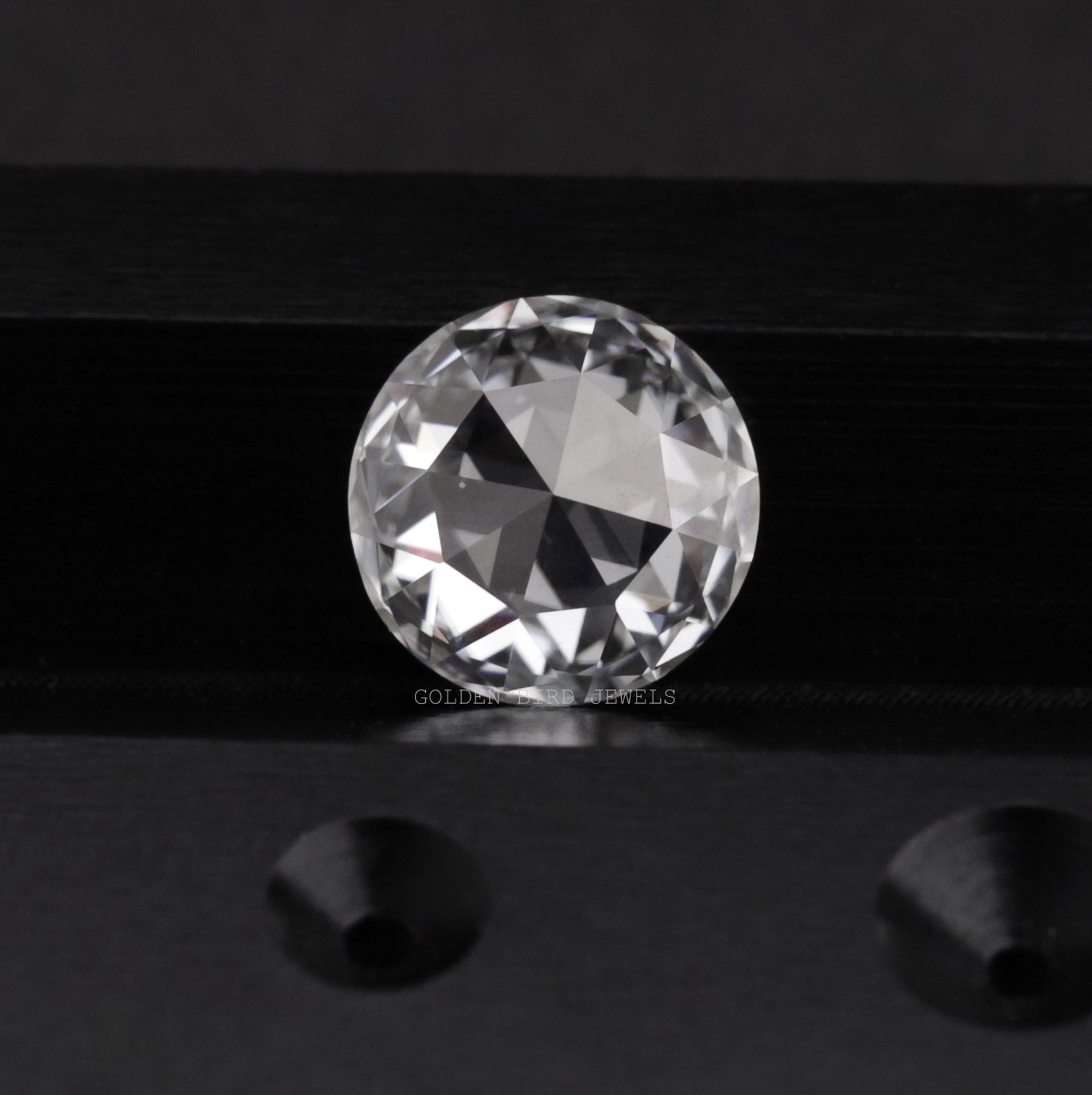 View Of Colorless Round Cut Loose Moissanite