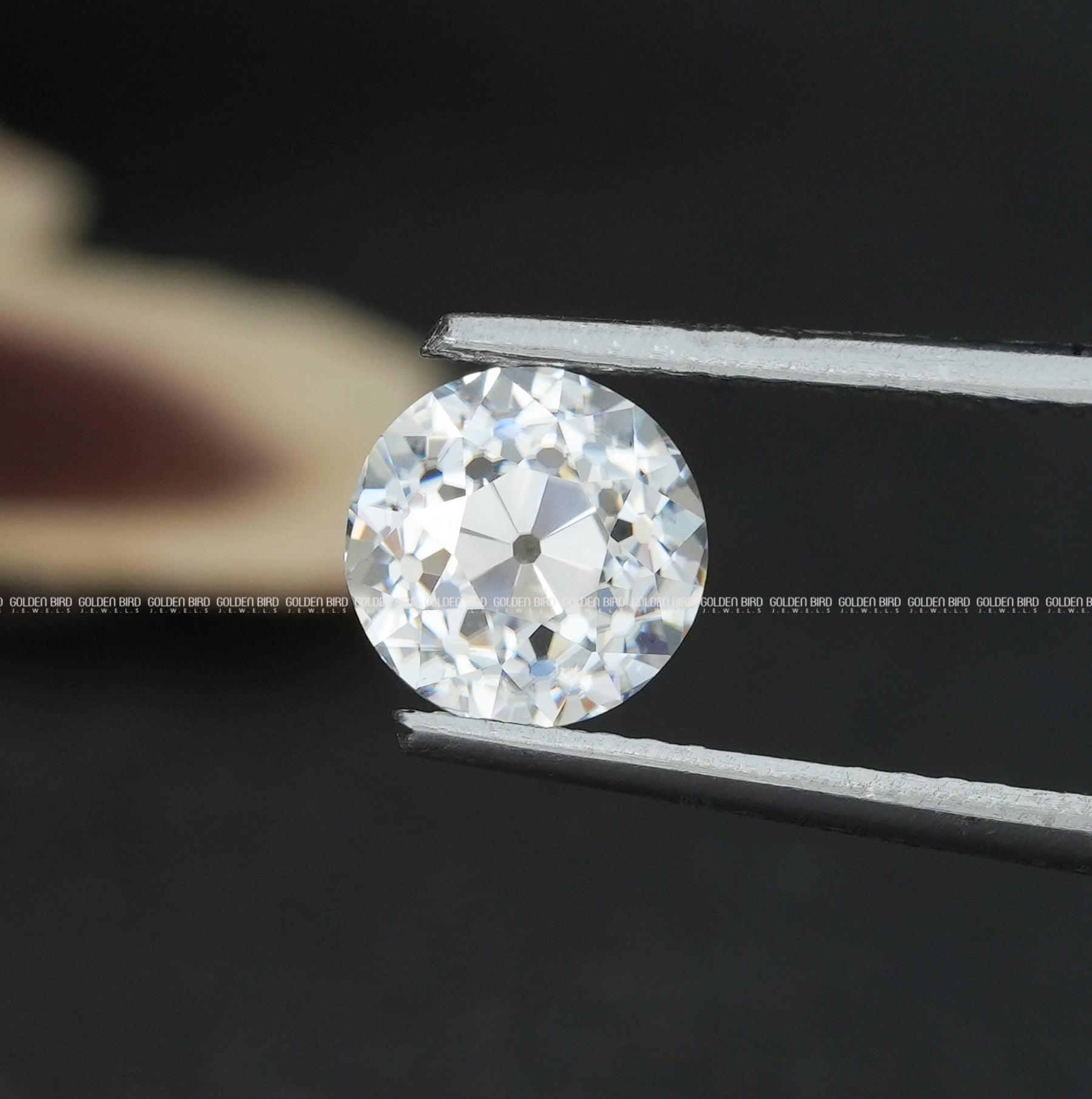 Colorless Round Cut Loose Moissanite Stone