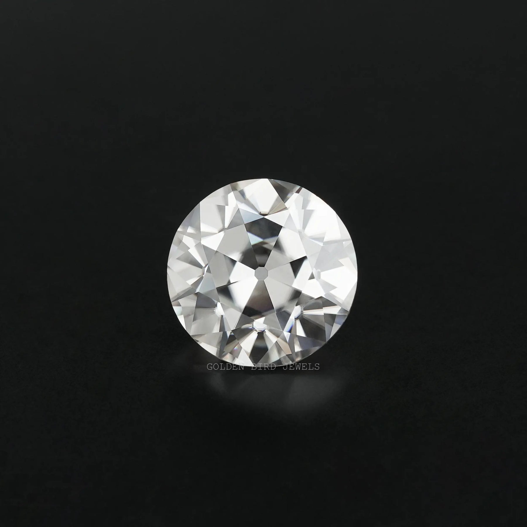 Old European Cut Round Moissanite Stone