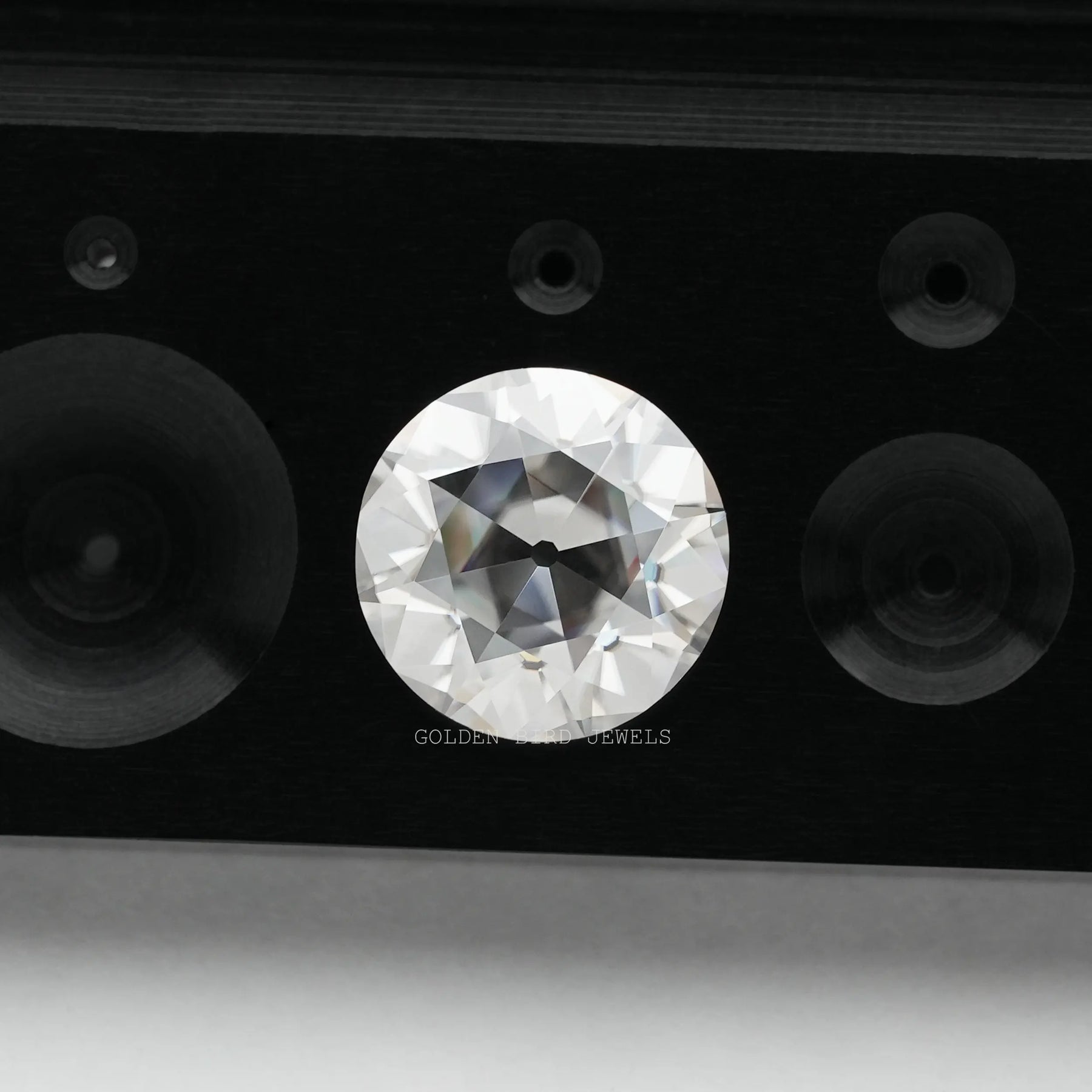 Colorless Old European Round Cut Moissanite Loose Stone