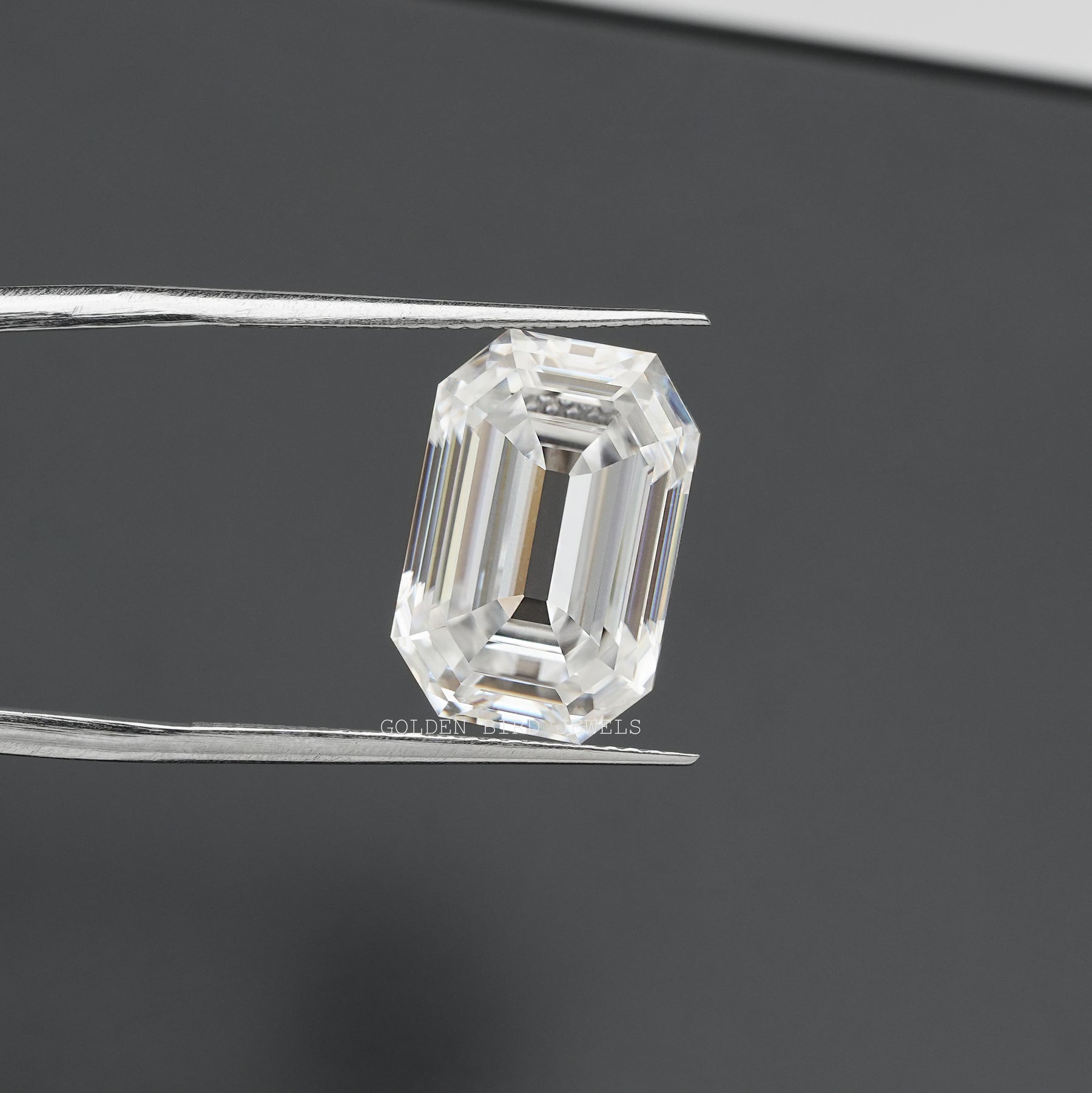 Old Mine Emerald Cut Moissanite Stone