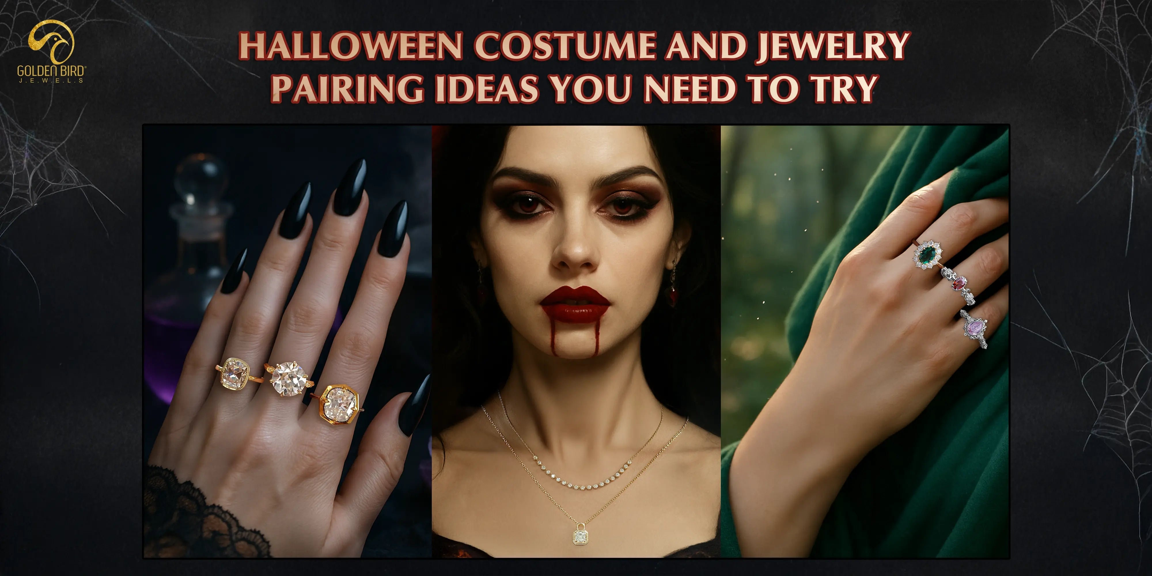 Spooky Halloween jewelry and costume ideas