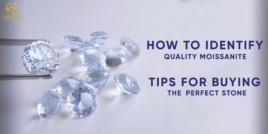 Close-up view of a sparkling moissanite gemstone showcasing its brilliance and clarity
