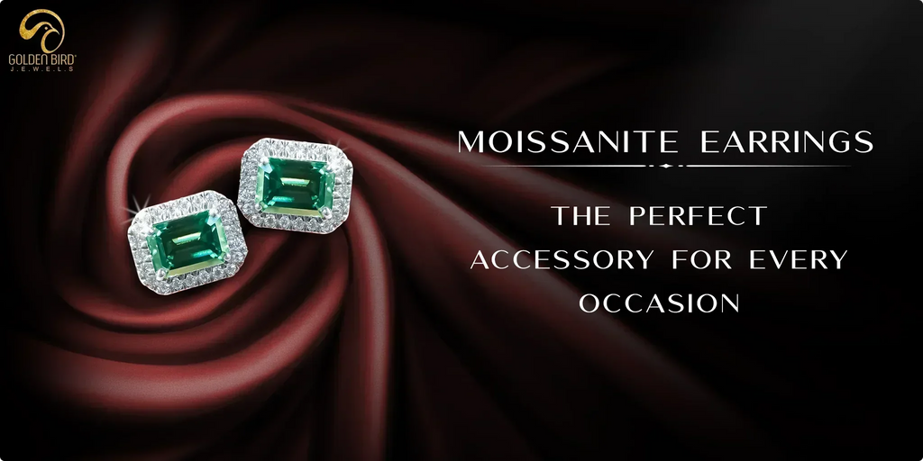 Moissanite earrings for sparkle on every occasion