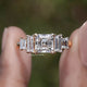 Asscher Cut Lab Diamond Five Stone Ring