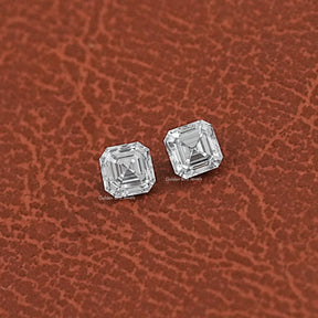 View of Asscher Cut Lab Grown Diamond 