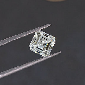 Colorless Asscher Moissanite Loose Stone