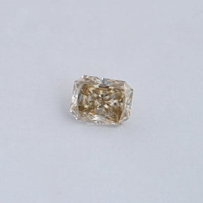 View Of  Brown Radiant Cut Loose Moissanite 
