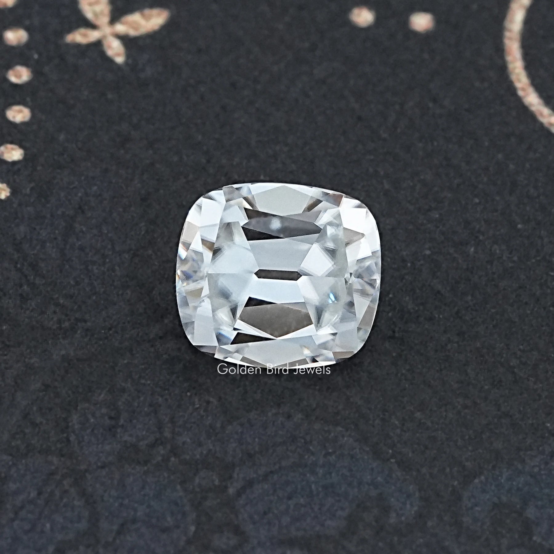 Old Mine Cushion Moissanite Loose Stone