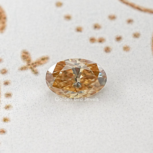 Crushed Ice Oval Moissanite Loose Stone