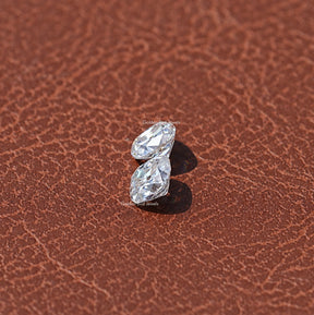 Side View Of Moissanite Cushion Shaped Loose Stone