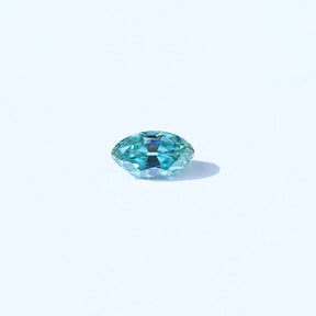 Side View Of Moval Cut Loose Moissanite Stone