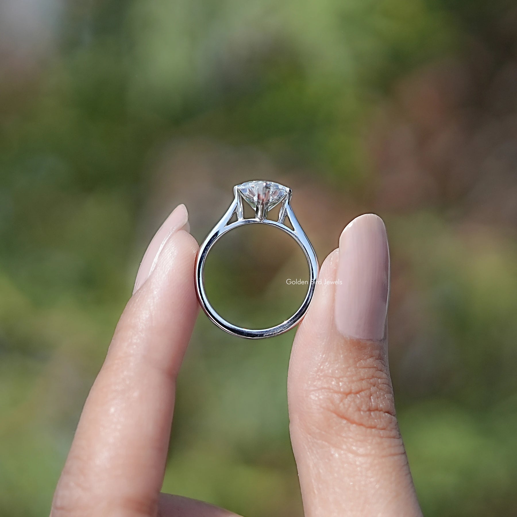 Dutch Marquise Cut Lab Diamond Solitaire Ring
