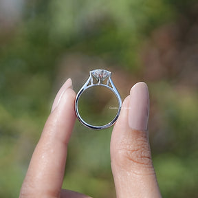 Dutch Marquise Cut Lab Diamond Solitaire Ring