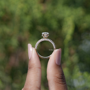 Dutch Marquise Cut Moissanite Bridal Ring Set