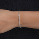 East West Radiant Cut Lab Diamond Bracelet
