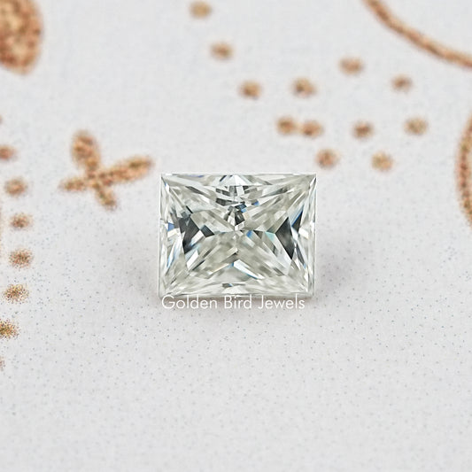 Elongated Princess Moissanite Loose Stone