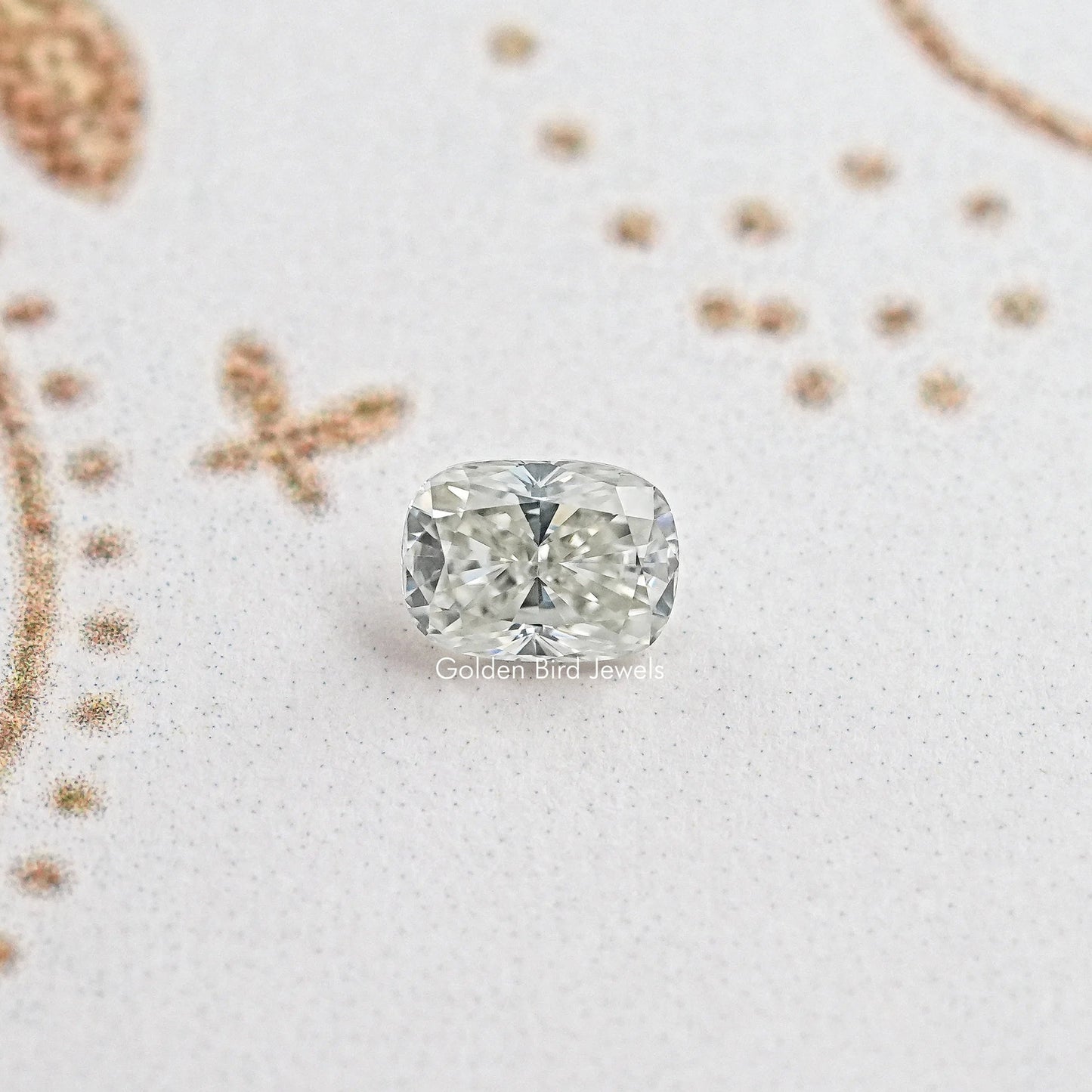 Elongated Cushion Moissanite Gemstone