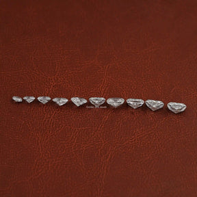 View of Elongated Cushion Cut Lab Grown Diamond In White