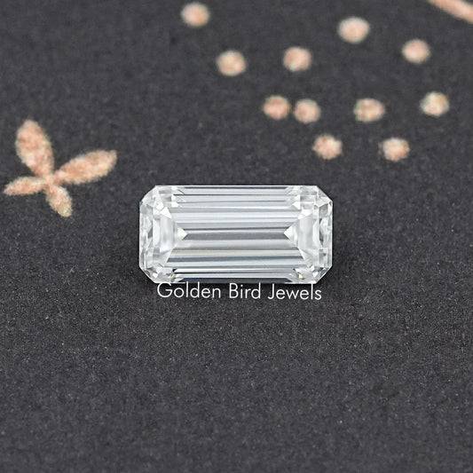 Emerald Cut Moissanite Loose Stone