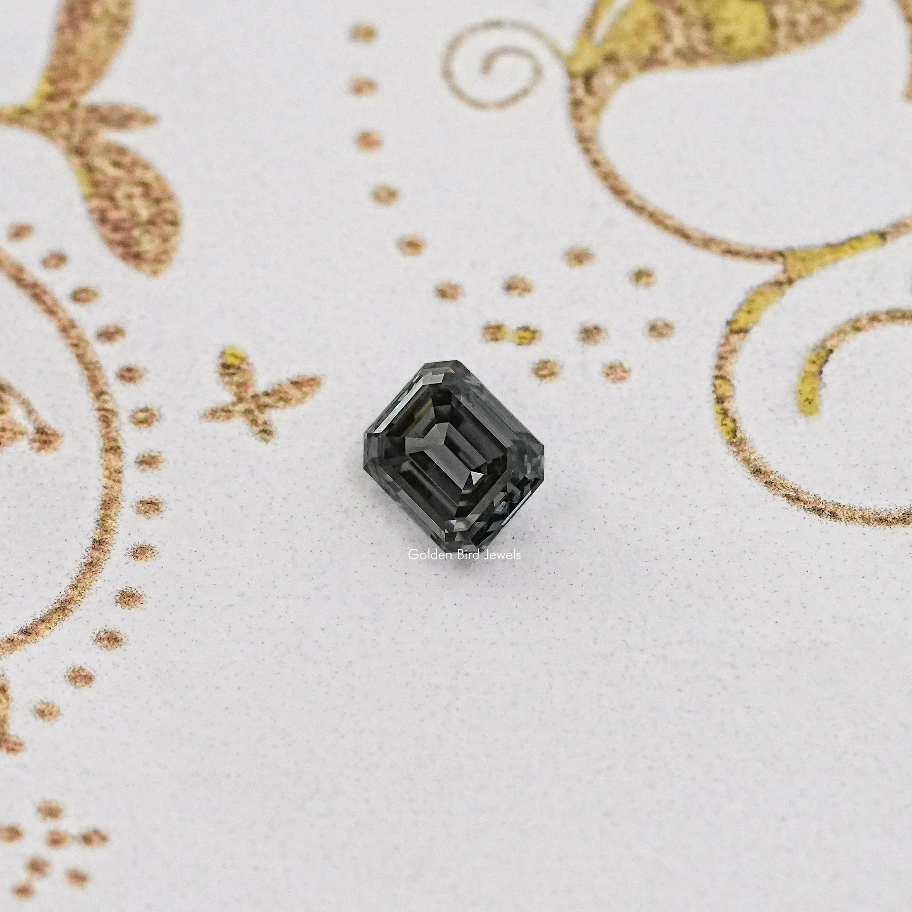 Gray Emerald Cut Loose Stone