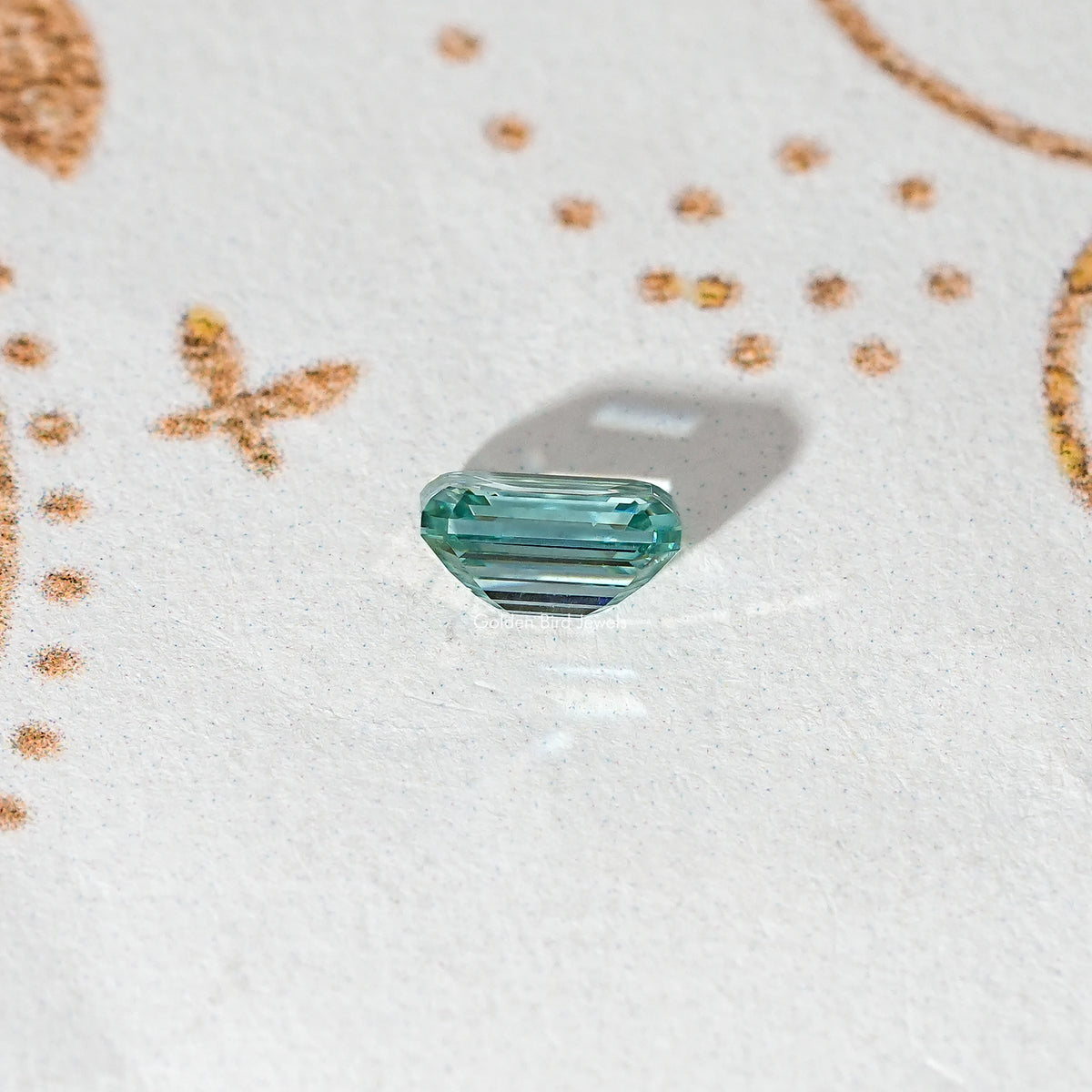 Aqua Blue Emerald Moissanite Loose Stone