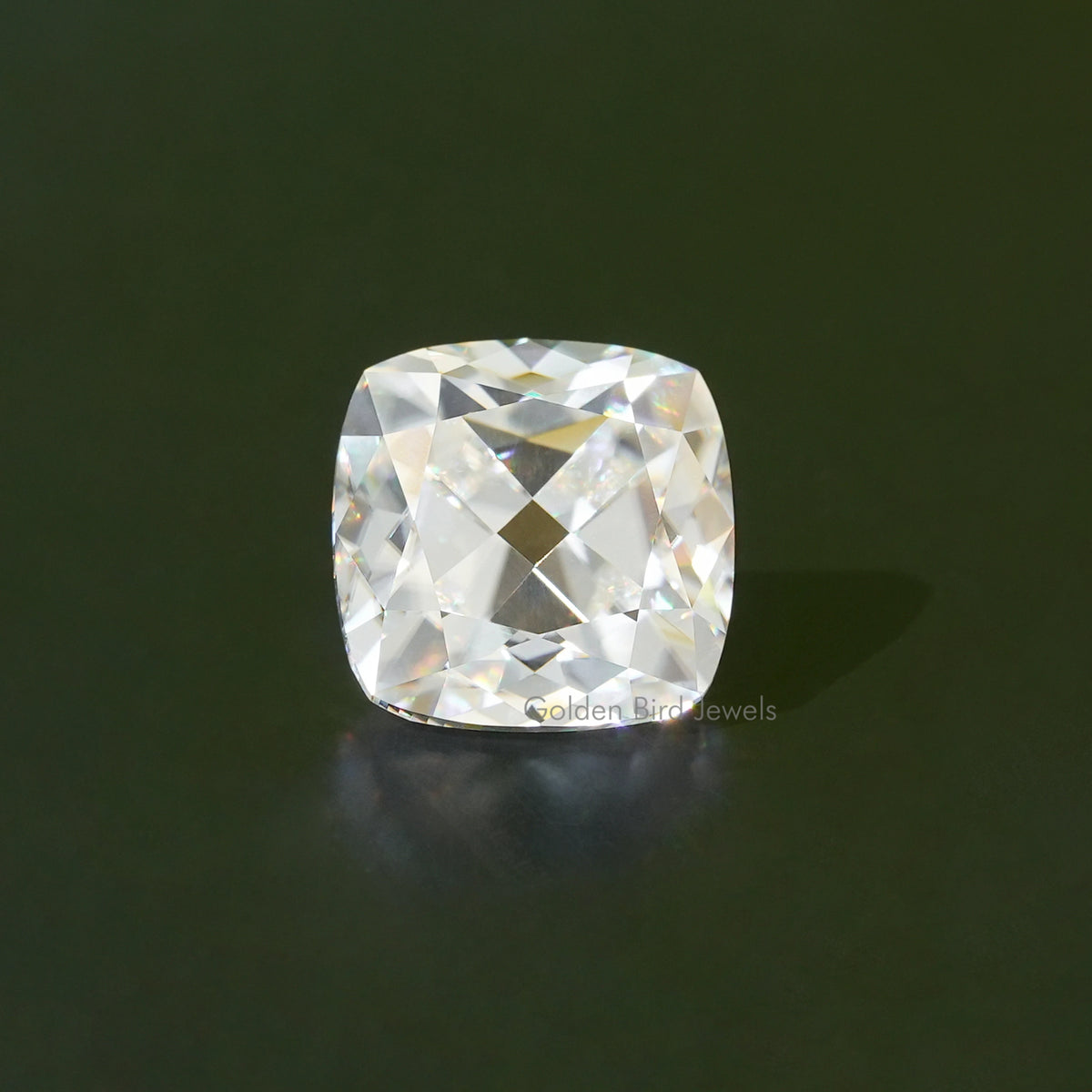 View Of a French Cushion Cut Vintage Loose Stones 