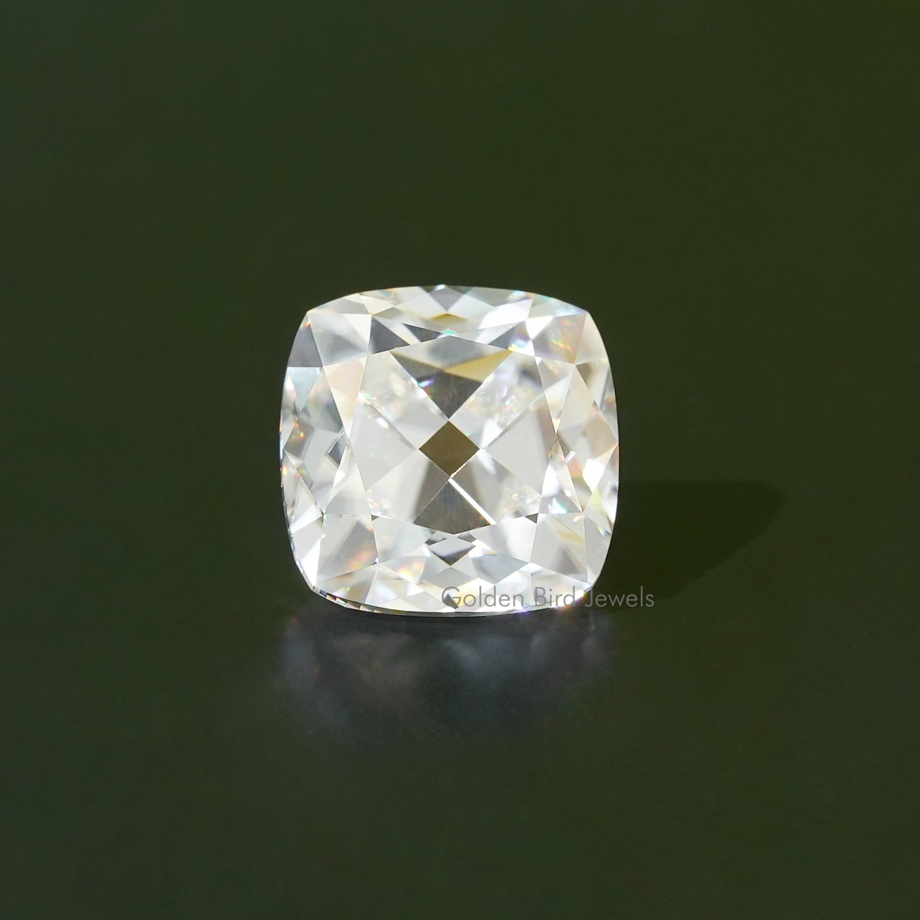 View Of a French Cushion Cut Vintage Loose Stones 