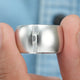 Baguette Cut Moissanite Men's Wide Band