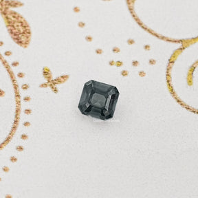 Gray Asscher Loose Moissanite Stone