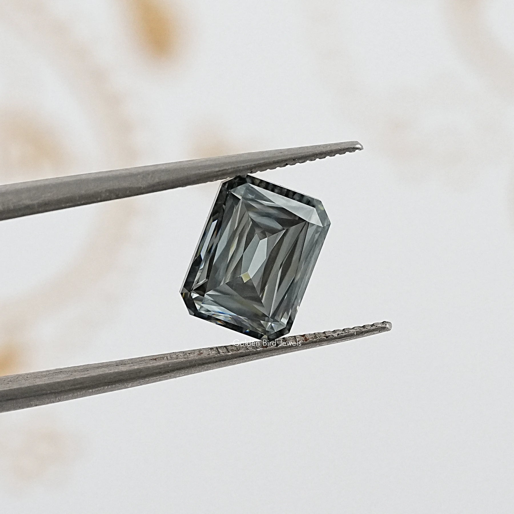 tweezers  View of Criss Cut Loose Gem