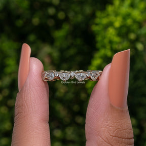 Half Moon Lab Grown Diamond Full Eternity Band