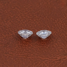 Side View Of Hexagon Cut Lab Loose moissanite 