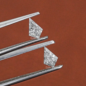 Tweezer holding In Kite Cut Lab Grown Loose Diamond