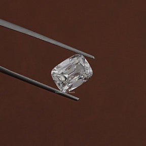 Front View Of OMC Cushion Lab Grown Diamond