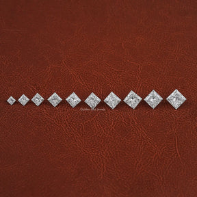 View of Princess Cut Loose Diamond